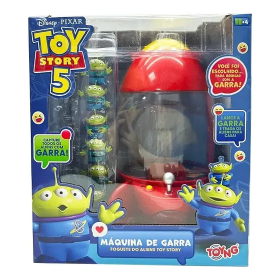 Brinquedo Foguete Garra Pega Aliens Toy Story Interativo
