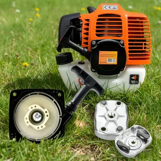 Partida Completa + Arrastador Roçadeira Nakasaki 63cc 65cc Modelo 02