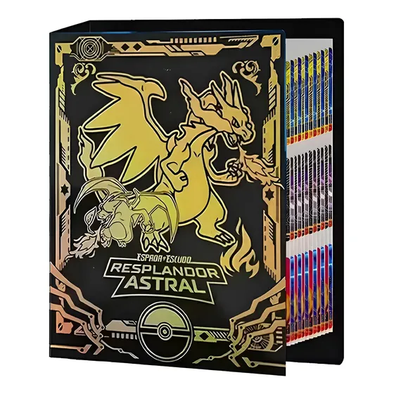 Album Pasta Charizard Porta 432 Cartas Pokemon Cards Tcg