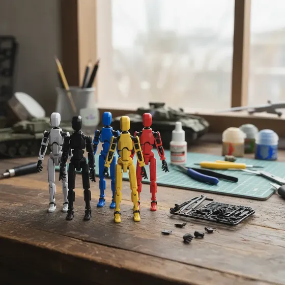 Kit 5 Unidades De Robo Dummy Montado Com Kit De Acessórios