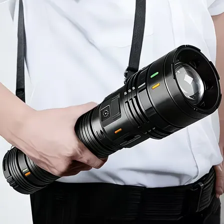 Lanterna Laser Digital Multifuncional Para Externos Branco Preto