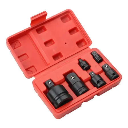 Kit 6 Adaptadores De Soquete Impacto Furadeira Chave Catraca