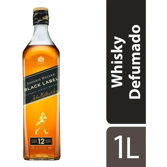 Whisky Johnnie Walker Black Label De 1l