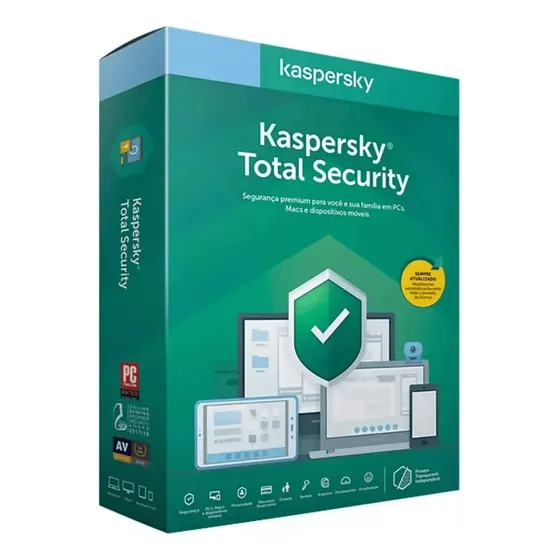 Kaspersky Total Security. 1 Pc... 2 Anos. Envio Imediato