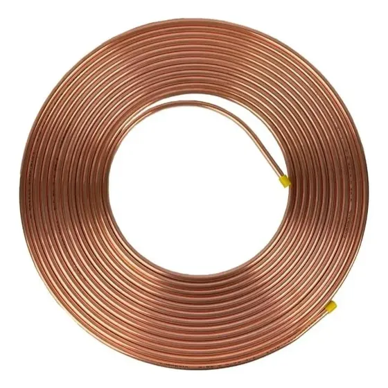 Tubulação Cano De Cobre 3/8 Flexível Panqueca Com 15 Metros