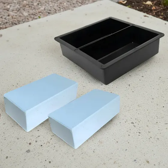 50 Formas De Pvc Tijolinho 20x10x6 Para Piso Bloquete