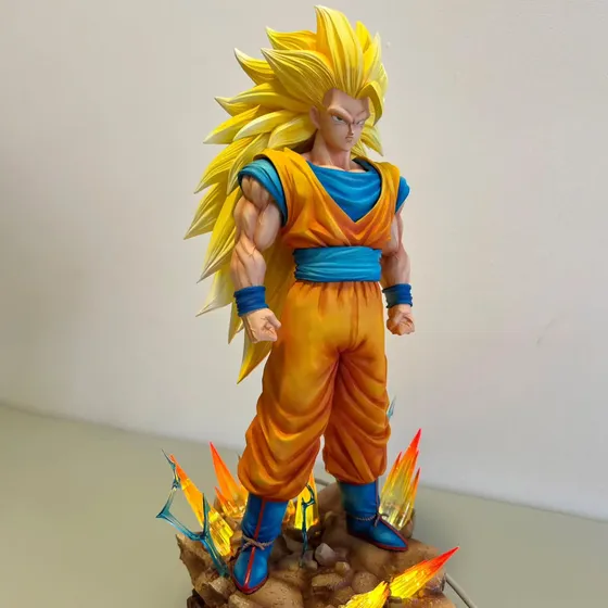 L Figuras De Ação Em Pvc Dragon Ball Super Saiyan 3 Ssj3 L
