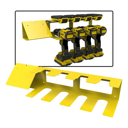 Suporte De Parafusadeira Dewalt Carregador Bateria Amarelo