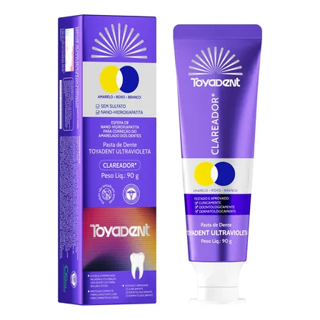 Creme Dental Clareadora Com Fluor Correção 90g