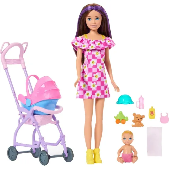 Barbie Skipper Babysitters, Inc. Conjunto Com Morena