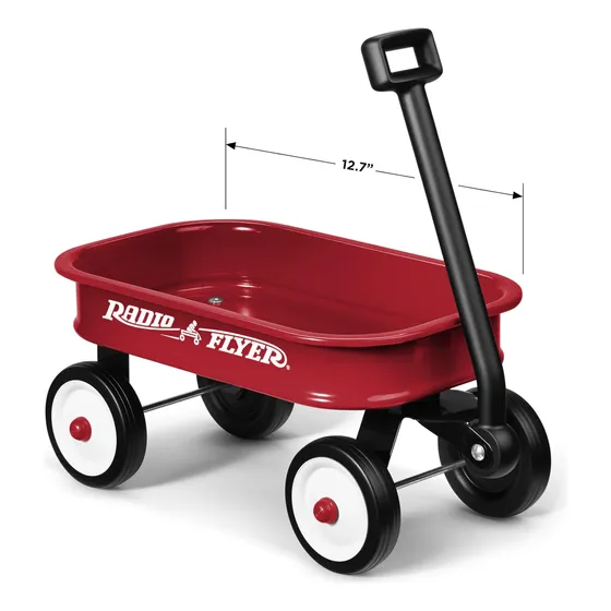Radio Flyer Little Red Toy Wagon De 12,5 Polegadas Para Cria