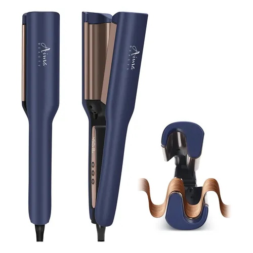 Ferro De Cabelo Aima Beauty 2,5 Cm De Profundidade Beach Wav