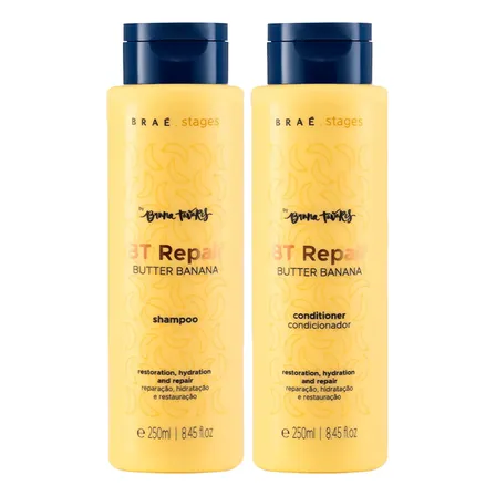 Kit Stages Bt Repair Butter Banana Sh + Cd 250ml - Braé