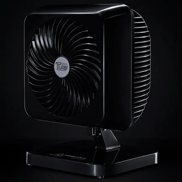 Ventilador Oscilante Delta Turbi Venti-delta 30 Cm 60hz Preto Plástico 3