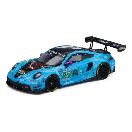 Porsche 911 Gt3 R Le Mans 2025 No.92 Azul Modelo Azul Azul