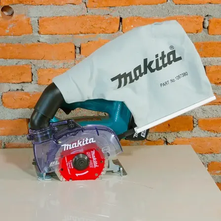 Serra Mármore a Bateria 18v Makita DCC500 Azul-turquesa Sem Bateria