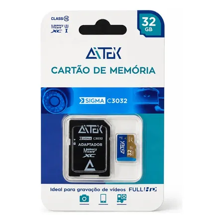Cartão De Memória Aitek Sd 32gb Classe 10 Resistente Rápido