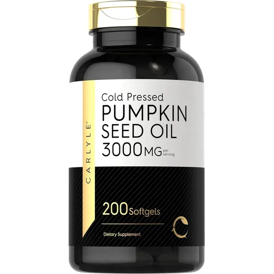 Suplemento De Óleo De Semente De Abóbora Carlyle 3000 Mg 200