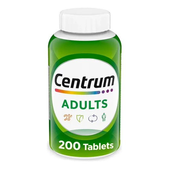 Centrum Multivitamínico Adultos 200 Comprimidos Sem Sabor