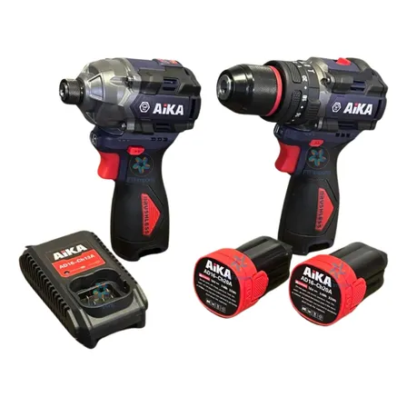 Kit Ferramentas Elétricas Aika Dr10a + W150b Bateria Dupla