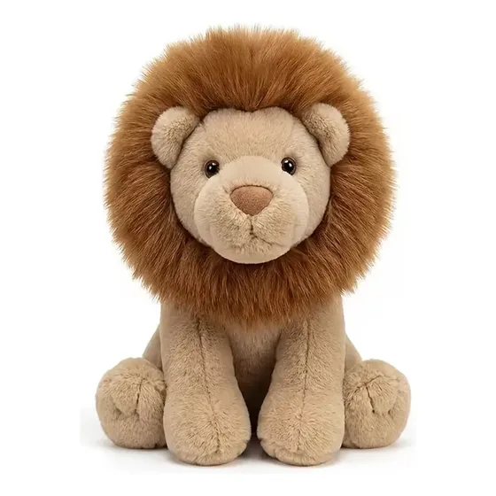 Pelúcia Leão 30 Cm Brinquedo Infantil Presente Brown