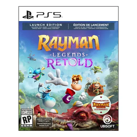 Rayman Legends Retold Launch Edition Ps5 Midia Fisica