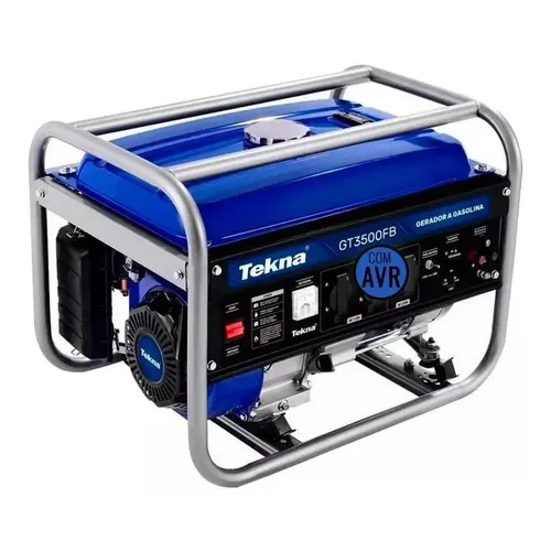 Gerador Energia Gasolina 6,5hp 3,1kva Bivolt Gt3500fb Tekna