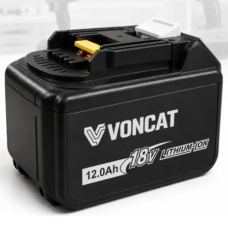 Bateria Voncat 18v 12ah Compatível Makita Encaixe Deslizante