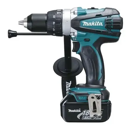 Parafusadeira E Furadeira De Impacto À Bateria 18v 13mm Dhp458rfe Azul/turquesa 127/220v