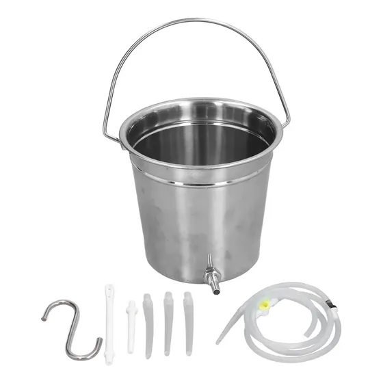 Kit De Balde De Enema De 2 Litros Com Pontas De Tubo De Sili
