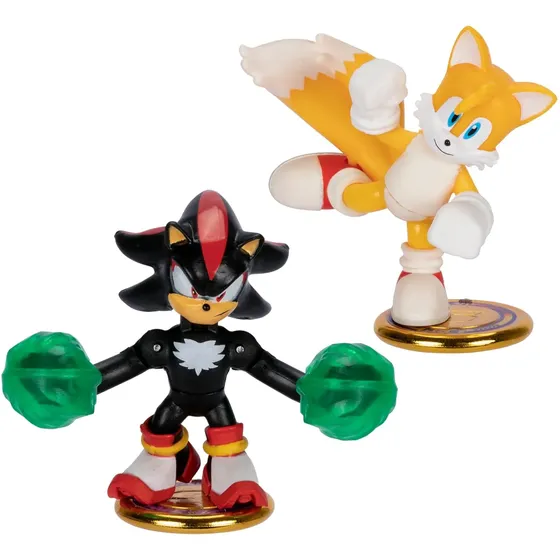Akedo Sonic The Hedgehog Versus Pack Com Tails E Shado...