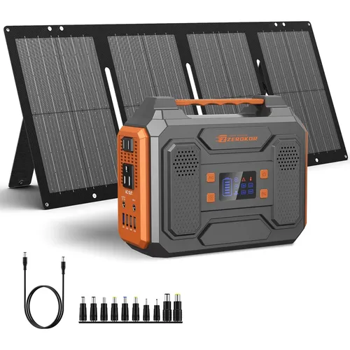 Generador Solar Portátil Zerokor R200 300w Panel