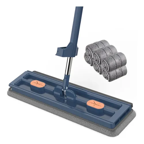 Esfregão De Limpeza De Piso Hands- Squeeze Mops Home Cleanin Navy Blue