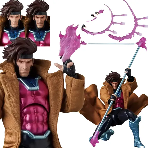 Y Ct Toys 131 Gambit Action Figure De X-men E Wolverine H