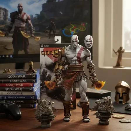 .*god Of War 3 Ultimate Kratos Figure The Toy Soldiers.*