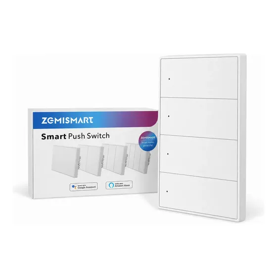 Interruptor De Vida Inteligente Zemismart Tuya Zigbee Switch
