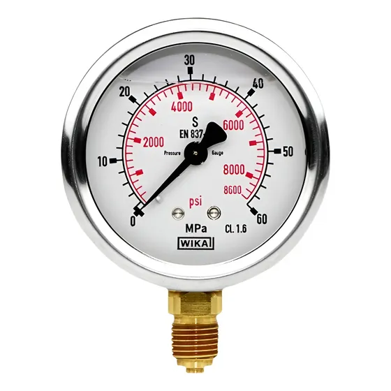 Teste Hidráulico Da Escavadeira Do Medidor De Pressão 0-60mp