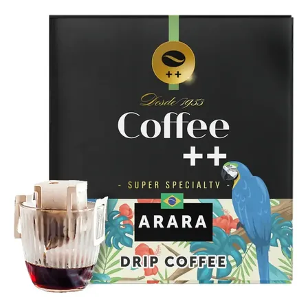 Drip Coffee Arara Coffee ++ 10 Unidades Sachês Café Especial Torrado E Moído