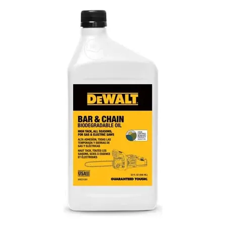 Óleo De Motosserra Dewalt Biodegradável 946ml De Alto Desemp