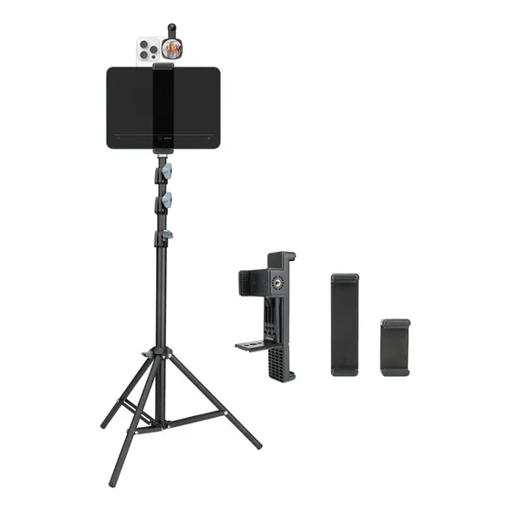 Suporte De Teleprompter Para Tablet / Celular Com Tripé 1,8m 127/220v