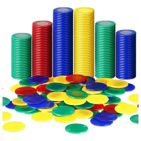 800 Fichas De Pôquer De Plástico, Fichas De Jogo, 4 Cores ,