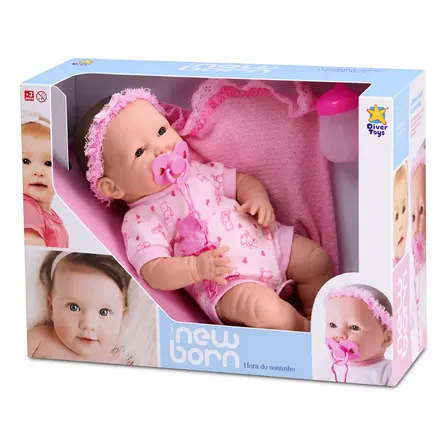 Boneca Diver New Born Recém Nascido Faz Xixi Com Acessórios