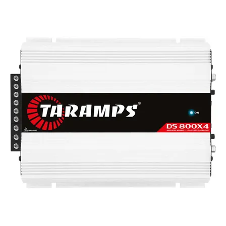 Modulo Taramps Ds 800 Rms Ds 800x4 2 Ohms Amplificador 800w 2 Ohm 4 Canais Som Automotivo