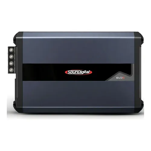 Módulo Amplificador Soundigital 2000.4 Evo 5 Classe D 4 Canais 4 Ohms - Por Canal 2 Ohms E Bridge 4 Ohms - 2000 Wrms Potência Som Automotivo Carro Suv Sd 2000.4-4 Sd2000.4 Sd2000.4-4 Preto