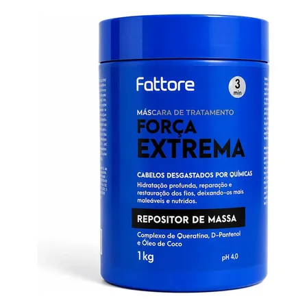 Fattore Máscara Hidratante Repositor De Massa 1kg