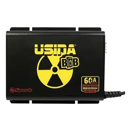 Fonte Usina Bob 60a Spark 12v Bivolt 2000w Amplificador Classe D Preto
