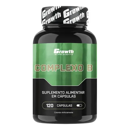 Vitamina Complexo B 120 Cápsulas Growth Supplements