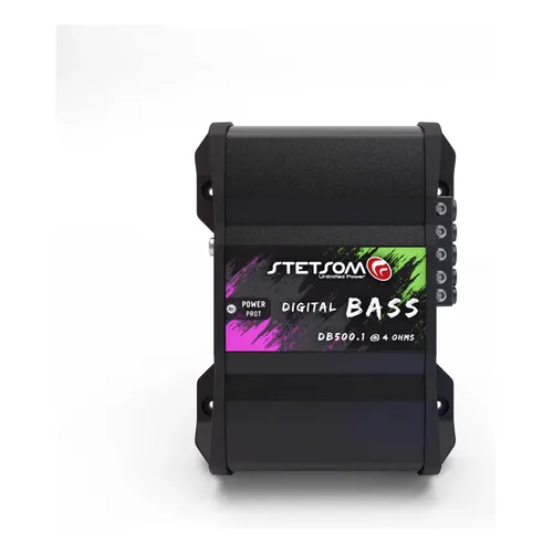 Módulo Amplificador Stetsom Db500.1 Digital Bass de 500W para Grave e Subgrave