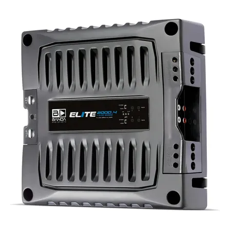 Módulo De Potência Banda Elite 2000.4 2000w Rms 4 Canais 2 Ohms