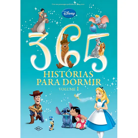 Disney - 365 Histórias para dormir - Luxo - Contos Mágicos - (Capa almofadada) - Disney - Dcl - Capa Dura